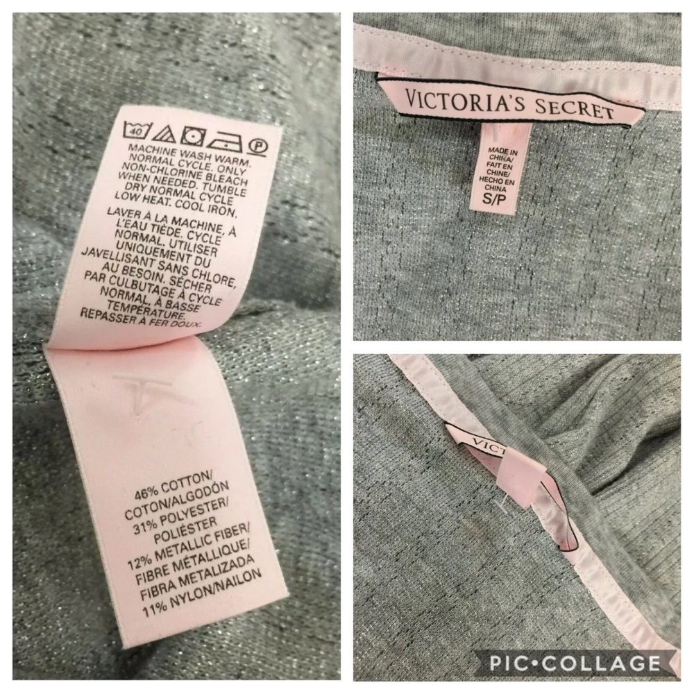 Victoria’s Secret S Metallic Partial Button Front… - image 8